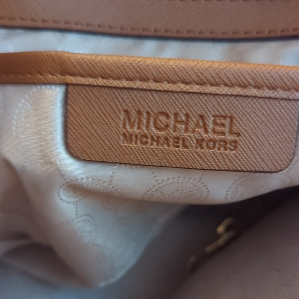 Michael Kors Tan Leather Tote - Picture 6 of 9